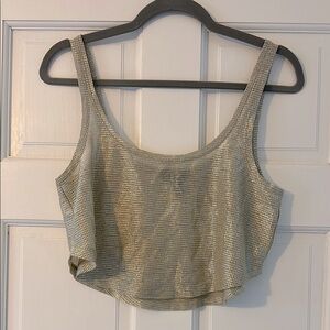FOREVER 21 Shimmer Cropped Top